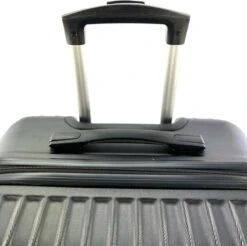 AATravel M Reiskoffer - Trolley ABS - Met Dubbele Wielen - 66 Cm - 73 Liter - Zwart -Voyago Winkel 1200x1196 3