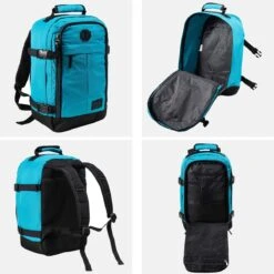 CabinMax Metz Reistas – Handbagage 20L – Rugzak – Schooltas - 40x25x20 Cm – Compact Backpack – Lichtgewicht – Teal -Voyago Winkel 1200x1198 17