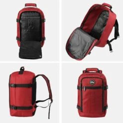 CabinMax Metz Reistas – Handbagage 20L – Rugzak – Schooltas - 40x25x20 Cm – Compact Backpack – Lichtgewicht – Oxide Rood -Voyago Winkel 1200x1198 27