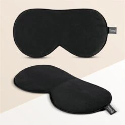 HappyPeanut Zijden Slaapmasker - 100% Moerbei Zijde - Vrouwen - Mannen - Oogmasker Slaap - Nachtmasker - Cadeautip - Slaap Masker - Nachtrust - Slaapmaskers