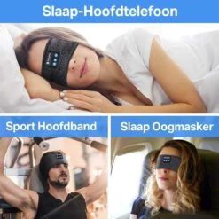 Traveltime® - Slaapmasker Met Speakers - Bluetooth 5.0 - Voor Vrouwen & Mannen - Oogmasker Slaap -Voyago Winkel 1200x1199 35
