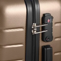 Swiss Alpine 2.0 - Handbagage Koffer - 55x35x20 Cm - 4 Wielen - Goud - Brons -Voyago Winkel 1200x1200 1022