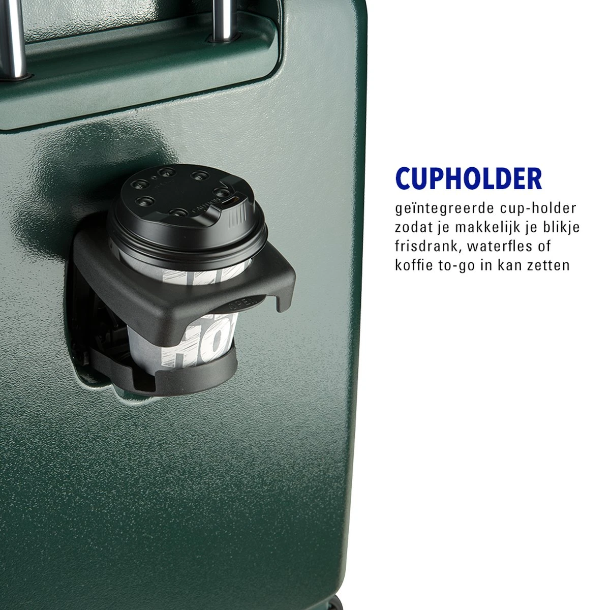 Princess Traveller Harlem - Handbaggage Koffer - Groen - S - 55cm 8 Princess Traveller Harlem - Handbaggage Koffer - Groen - S - 55cm - Afbeelding 6