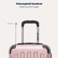 TRVLMORE Koffer - Handbagage - 54x36x20cm - 38L - Roségoud 15 TRVLMORE Koffer - Handbagage - 54x36x20cm - 38L - Roségoud -Voyago Winkel 1200x1200 1089