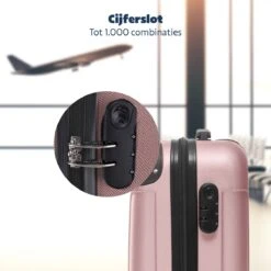 TRVLMORE Koffer - Handbagage - 54x36x20cm - 38L - Roségoud 16 TRVLMORE Koffer - Handbagage - 54x36x20cm - 38L - Roségoud -Voyago Winkel 1200x1200 1090