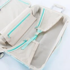 Decent Star Maxx Handbagage Koffer - 55 Cm - TSA Slot - Pastel Groen -Voyago Winkel 1200x1200 1105