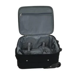 R-Way HandbagageKoffer 45X40X25cm Zwart 35 Liter, Kleine Handbagagekoffer, Handbagagekoffer 45cm, Kinder Koffer -Voyago Winkel 1200x1200 1200