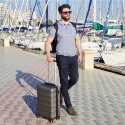 CabinMax Handbagage Koffer - Trolley 35L - Harde Reiskoffer - 55x35x20cm - Groot Capaciteit - Endless Sea -Voyago Winkel 1200x1200 1256