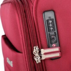 Decent D-Upright Handbagage Koffer - 55 Cm - TSA Slot - Bordeaux Rood -Voyago Winkel 1200x1200 1453