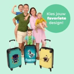 NoBoringSuitcases.com® Koffer - Koe - Ballet - Rok - Portret - Dieren - Trolley Op Wieltjes - Handbagagekoffer - Past Binnen 55x40x20 Cm En 55x35x25 Cm - Reiskoffer -Voyago Winkel 1200x1200 1508
