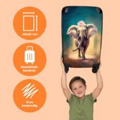 NoBoringSuitcases.com® Koffer - Handbagage Trolley - Olifant - Verf - Bloemen - Portret - Abstract - Reiskoffer Met Wielen - Past Binnen 55x40x20 Cm En 55x35x25 Cm - Koffertje - Fotokoffer 13 NoBoringSuitcases.com® Koffer - Handbagage Trolley - Olifant - Verf - Bloemen - Portret - Abstract - Reiskoffer Met Wielen - Past Binnen 55x40x20 Cm En 55x35x25 Cm - Koffertje - Fotokoffer -Voyago Winkel 1200x1200 1535
