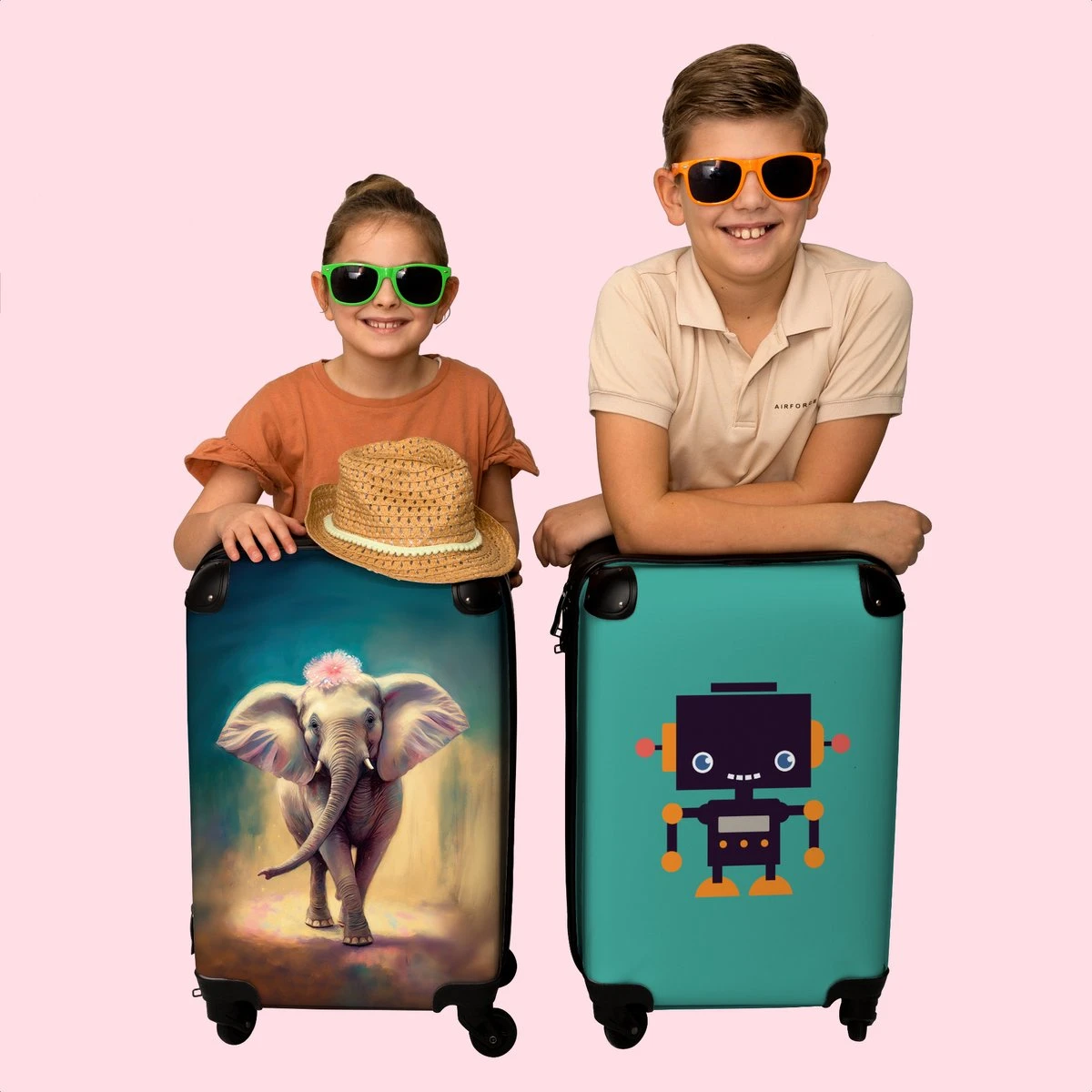 NoBoringSuitcases.com® Koffer - Handbagage Trolley - Olifant - Verf - Bloemen - Portret - Abstract - Reiskoffer Met Wielen - Past Binnen 55x40x20 Cm En 55x35x25 Cm - Koffertje - Fotokoffer 9 NoBoringSuitcases.com® Koffer - Handbagage Trolley - Olifant - Verf - Bloemen - Portret - Abstract - Reiskoffer Met Wielen - Past Binnen 55x40x20 Cm En 55x35x25 Cm - Koffertje - Fotokoffer - Afbeelding 7