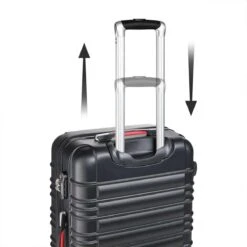 Monzana Kofferset - 4 Stuks S M L XL Met Wielen Cijferslot - Zwart -Voyago Winkel 1200x1200 167