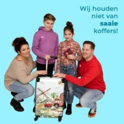 NoBoringSuitcases.com® Koffer Groot - Boerderij - Dieren - Trekker - Jongens - Trolley Koffer Met TSA-slot - Met Wielen - 90 Liter - Reiskoffer - 66 Cm -Voyago Winkel 1200x1200 1684