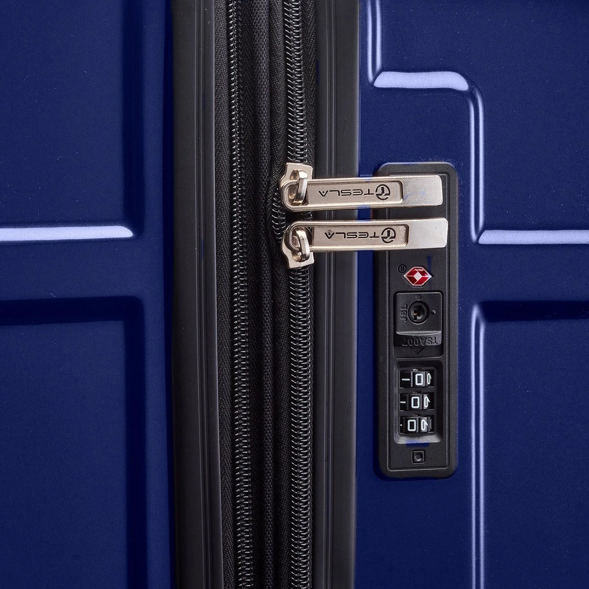 Tesla PC - Reiskoffer - 75 Cm - 4 Wielen - Blauw 7 Tesla PC - Reiskoffer - 75 Cm - 4 Wielen - Blauw - Afbeelding 5