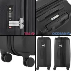 CarryOn Skyhopper Reiskoffer - 68.5cm TSA Trolley Met Expander En OKOBAN - Zwart 16 CarryOn Skyhopper Reiskoffer - 68.5cm TSA Trolley Met Expander En OKOBAN - Zwart -Voyago Winkel 1200x1200 1796