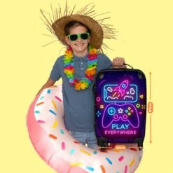 NoBoringSuitcases.com® Koffer Groot - Gaming - Console - Neon - Jongens - Trolley Koffer Met TSA-slot - Met Wielen - 90 Liter - Reiskoffer - 66 Cm 15 NoBoringSuitcases.com® Koffer Groot - Gaming - Console - Neon - Jongens - Trolley Koffer Met TSA-slot - Met Wielen - 90 Liter - Reiskoffer - 66 Cm -Voyago Winkel 1200x1200 1804