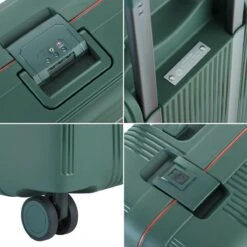 CarryOn Protector Luxe Reiskoffer - Trolley 66cm Met TSA-klikslot En OKOBAN - Ultrasterk - Groen -Voyago Winkel 1200x1200 1825