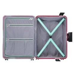 CarryOn Steward TSA Reiskoffer - 65cm Trolley Met Kliksloten - Dubbele Wielen - Roze 18 CarryOn Steward TSA Reiskoffer - 65cm Trolley Met Kliksloten - Dubbele Wielen - Roze -Voyago Winkel 1200x1200 1842