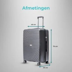 Legage Koffer - Reiskoffer - Trolley - Inclusief Uitzetlaag - Zwart - Maat L - 28 Inch 11 Legage Koffer - Reiskoffer - Trolley - Inclusief Uitzetlaag - Zwart - Maat L - 28 Inch -Voyago Winkel 1200x1200 2051