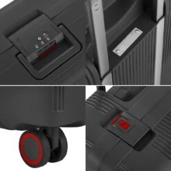 CarryOn Protector Luxe Grote Reiskoffer - Trolley 77cm Met TSA-klikslot - Ultrasterk - Zwart -Voyago Winkel 1200x1200 2192