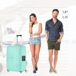 CarryOn Steward TSA Reiskoffer - 75cm Trolley Met Kliksloten - Dubbele Wielen - Mint -Voyago Winkel 1200x1200 2213