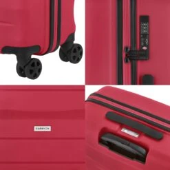 CarryOn Porter ® Kofferset - TSA Trolleyset 3-delig Met OKOBAN - Dubbele Wielen - Rood -Voyago Winkel 1200x1200 2242