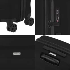 CarryOn Porter ® Kofferset - TSA Trolleyset 3-delig Met OKOBAN - Dubbele Wielen - Zwart -Voyago Winkel 1200x1200 2253
