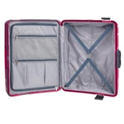 CarryOn Steward Kofferset - 2-delige TSA Trolleyset Met Kliksloten - Dubbele Wielen - Rood -Voyago Winkel 1200x1200 2262
