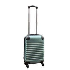 Travelerz Kofferset 2 Delig ABS Handbagage Koffers - Met Cijferslot - 27 Liter - Zwart - Groen -Voyago Winkel 1200x1200 2274