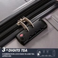 Merax 3-delig Kofferset Met TSA Slot - Trolleyset ABS 40L, 70L & 110 Liter - Grijs 14 Merax 3-delig Kofferset Met TSA Slot - Trolleyset ABS 40L, 70L & 110 Liter - Grijs -Voyago Winkel 1200x1200 2297