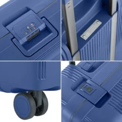 CarryOn Protector Luxe 2-delige Kofferset - TSA Trolleyset Handbagage En Groot - Kliksloten - Ultralicht - Blauw -Voyago Winkel 1200x1200 2308
