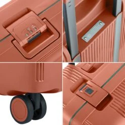 CarryOn Protector Luxe Kofferset - TSA Trolleyset M+L Formaat Met Kliksloten - Terra -Voyago Winkel 1200x1200 2324