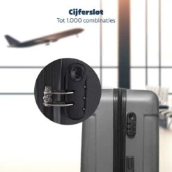 TRVLMORE Kofferset - 3 Delig - 38L (handbagage) + 70L + 110L - Donkergrijs -Voyago Winkel 1200x1200 24