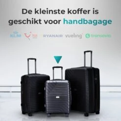 Legage Kofferset - Kofferset 3-Delig - Inclusief TSA Sloten - 1 Handbagage Koffer - Trolley - Zwart 12 Legage Kofferset - Kofferset 3-Delig - Inclusief TSA Sloten - 1 Handbagage Koffer - Trolley - Zwart -Voyago Winkel 1200x1200 2459