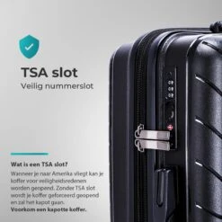 Legage Kofferset - Kofferset 3-Delig - Inclusief TSA Sloten - 1 Handbagage Koffer - Trolley - Zwart 16 Legage Kofferset - Kofferset 3-Delig - Inclusief TSA Sloten - 1 Handbagage Koffer - Trolley - Zwart -Voyago Winkel 1200x1200 2463