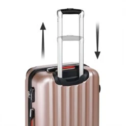 Monzana Hardcase Kofferset 4 Delig - Baseline Beautycase/M/L/XL - Rosé -Voyago Winkel 1200x1200 2491