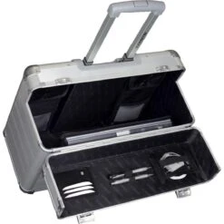 Trolley Pilotenkoffer Alumaxx - DISCOVERY Aluminium Mat Zwart -Voyago Winkel 1200x1200 2522