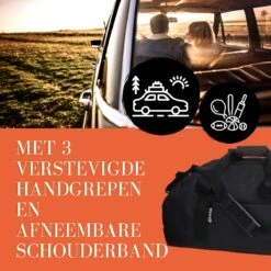 Sport Reistas - Sporttas - Weekendtas - Zwart -Voyago Winkel 1200x1200 2699