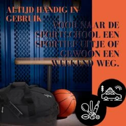 Sport Reistas - Sporttas - Weekendtas - Zwart -Voyago Winkel 1200x1200 2700