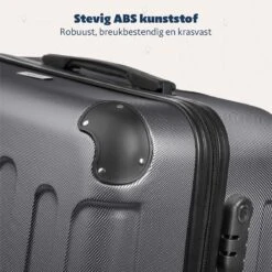 TRVLMORE Kofferset - 3 Delig - 38L (handbagage) + 70L + 110L - Donkergrijs -Voyago Winkel 1200x1200 28