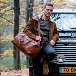 The Chesterfield Brand Leren Weekendtas Cognac Sydney Black Label 15 The Chesterfield Brand Leren Weekendtas Cognac Sydney Black Label -Voyago Winkel 1200x1200 2912