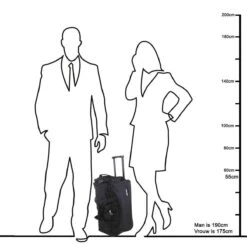 Enrico Benetti Orlando 35304 S Reistas / Sporttas Met Wielen 47 Liter - Zwart -Voyago Winkel 1200x1200 2927