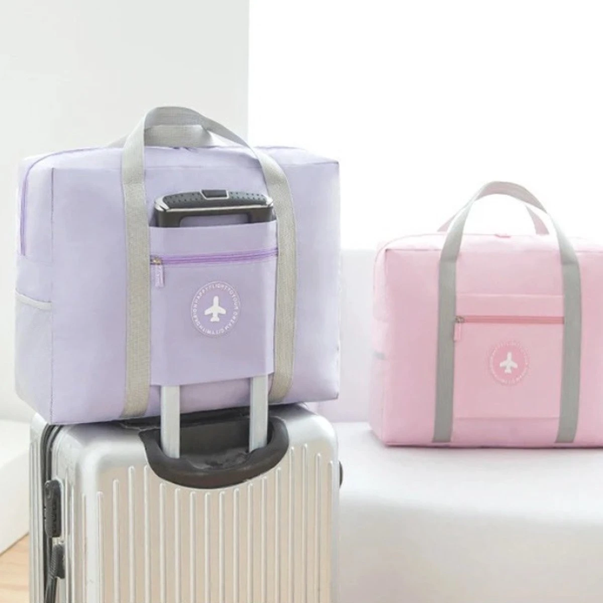 Merkloos Opvouwbare Reistas Roze - Opbergtas - Weekendtas - Reistas Voor Handbagage - Opvouwbare Reistassen Dames - Reistas Voor Op Koffer - Dames Tas - Damestas - Tas Voor Reizen - Sporttas 16 Merkloos Opvouwbare Reistas Roze - Opbergtas - Weekendtas - Reistas Voor Handbagage - Opvouwbare Reistassen Dames - Reistas Voor Op Koffer - Dames Tas - Damestas - Tas Voor Reizen - Sporttas - Afbeelding 14