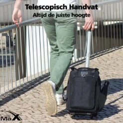 CabinMax Narvik Wieltas - Ryanair Reistas Op Wielen - Handbagage 20L - 40x20x25cm - Zwart -Voyago Winkel 1200x1200 3001