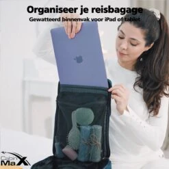 CabinMax Narvik Wieltas - Ryanair Reistas Op Wielen - Handbagage 20L - 40x20x25cm - Zwart -Voyago Winkel 1200x1200 3005