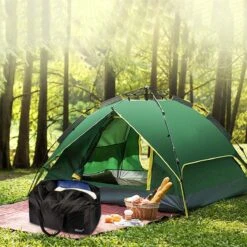 WEERY Reistas, 96L Grote Waterdichte Reistassen, Lichtgewicht Opvouwbare Plunjezakken Voor Weekenders Heren Dames, Zwart -Voyago Winkel 1200x1200 3092