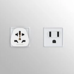 Kwmobile 2x Reisstekker Type B - Ideaal Voor Reizen In De VS, Canada, Japan Of Thailand - Universele Wereldstekker - Wit -Voyago Winkel 1200x1200 3152