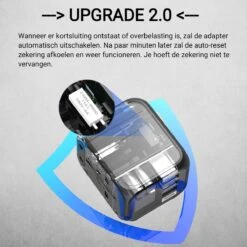 Millera Universele Wereldstekker Met 1 Fast USB-C Charge En 3 USB Poorten - Reisstekker Voor 150+ Landen – Internationale Stekker Zwart 17 Millera Universele Wereldstekker Met 1 Fast USB-C Charge En 3 USB Poorten - Reisstekker Voor 150+ Landen – Internationale Stekker Zwart -Voyago Winkel 1200x1200 3172