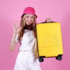 Biggdesign Cats Handbagage - Koffer - Reiskoffer - Geel - Klein -Voyago Winkel 1200x1200 32